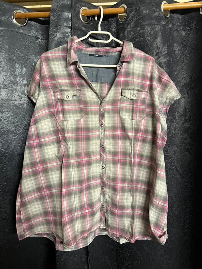 Chemisier à carreaux