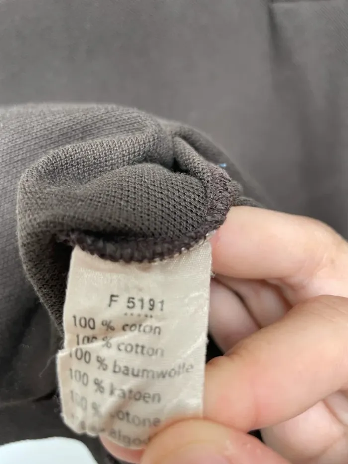 Polo Lacoste Regular fit vintage marron chocolat manches courtes taille 7 - photo numéro 6