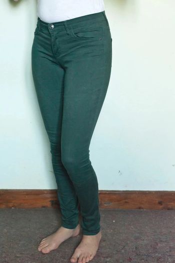 Pantalon skinny bleu canard ONLY