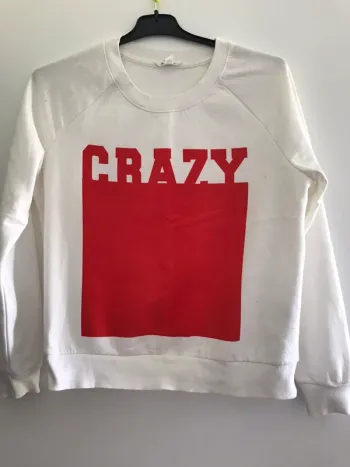 Sweat avec inscription Jennyfer