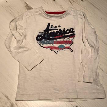 T shirt manches longues Vert Baudet 4 ans 102 cm Made in America