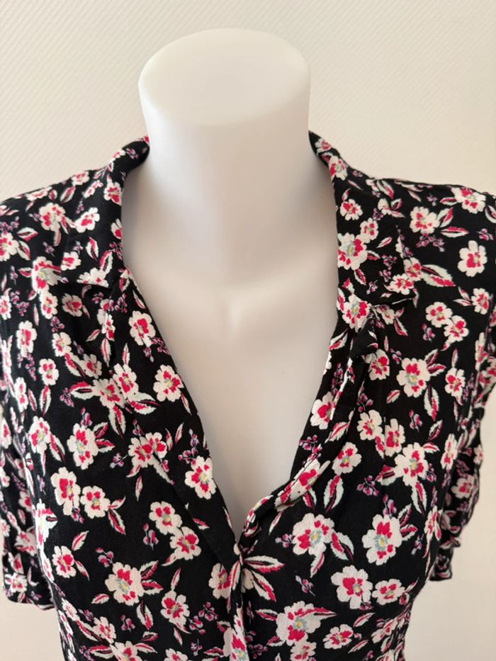 Blouse à fleur en très bon état taille S pimkie - photo numéro 5