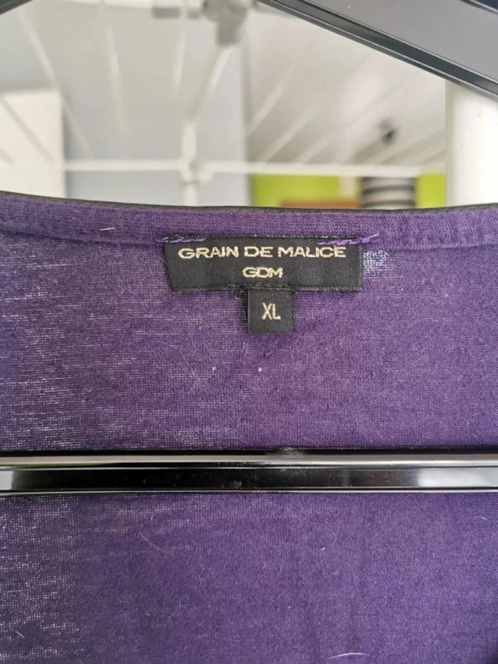 Blouse prune - photo numéro 3