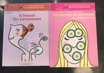 2 livres beauté  : les paresseuses 