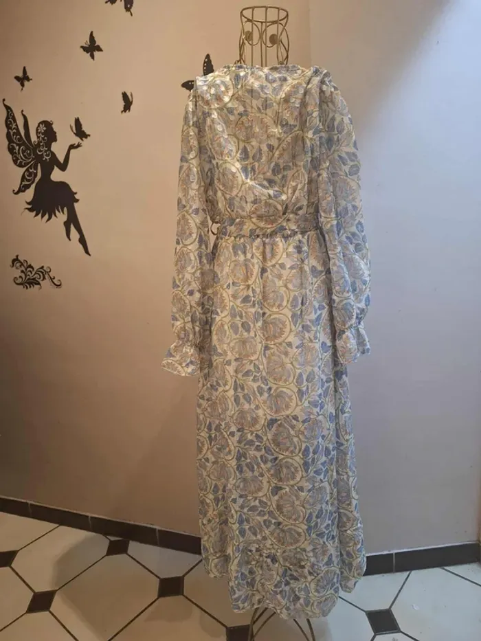 Robe longue asymétrique - Made in italy - photo numéro 4