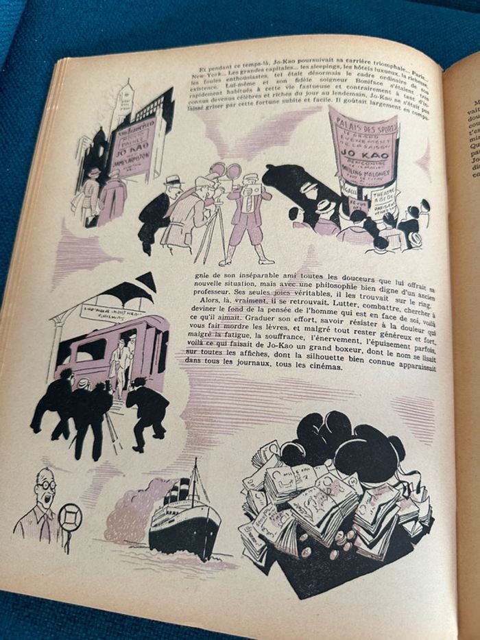 Livre cahier ancien Pension Furax Roger Roux Pierre Probst éditions du puits Pelu album - photo numéro 13