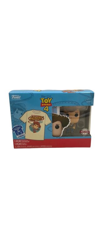 Coffret Funko Pop Disney Pixar Toy Story T-Shirt taille M + Figurine Woody N•588 neuf