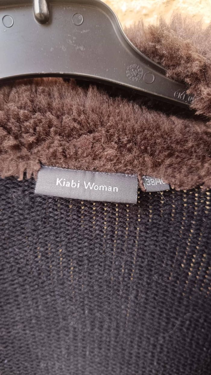 Veste tricot noire femme taille 38-40 Kiabi - photo numéro 5
