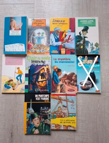 Lot de livres 📚 enfants ado 5 euros les 9