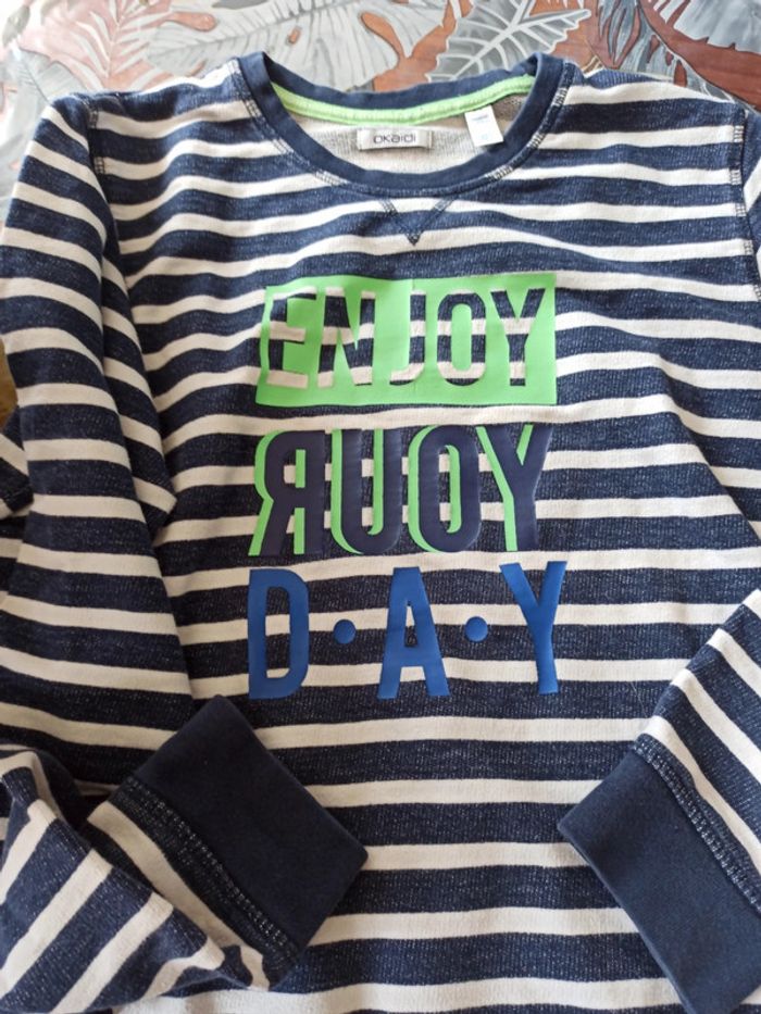 Lot de 3 : 2t shirt et un pull leger - photo numéro 3