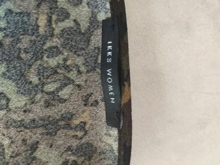 Robe camouflage avec ceinture cuir ikks - photo numéro 5