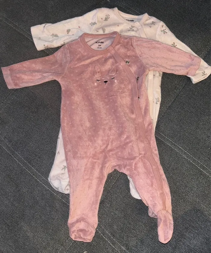 Pyjamas 3mois fille
