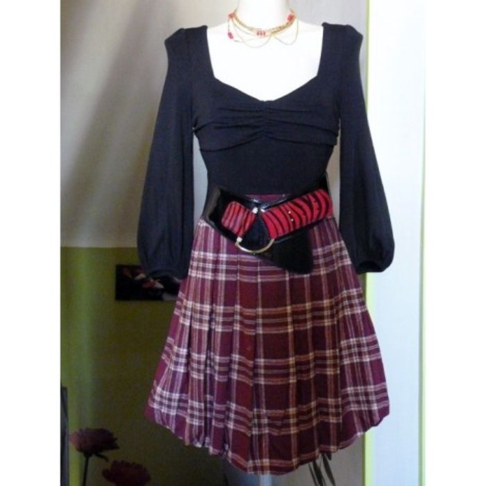 CHAOS Robe à carreaux taille 38/40 - photo numéro 3