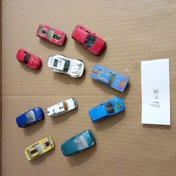 voiture divers métal (sachet de 10)