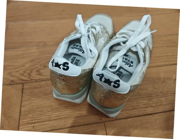 Baskets Atlantic Stars or & blanc fille  Made in Italy, pointure 32 - photo numéro 6