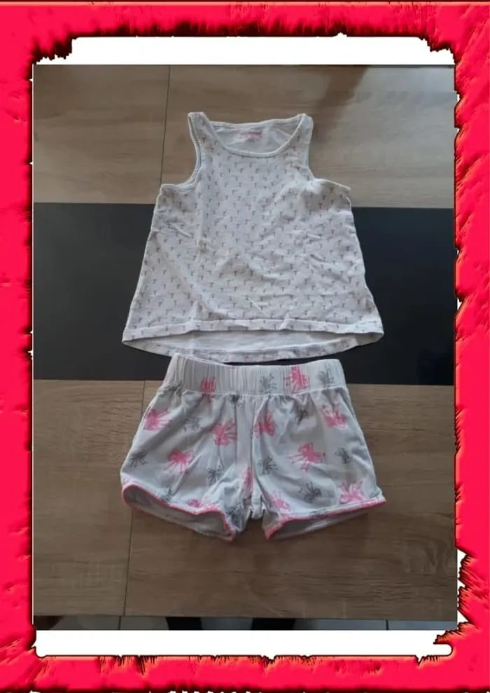 Ensemble short debardeur 5 ans