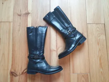 Bottes en cuir noires André pointure 38