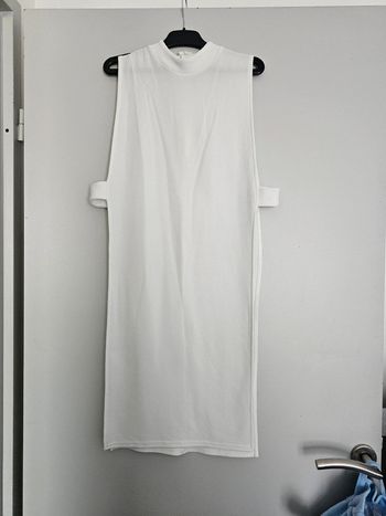 Tunique fendue blanche - Missguided - Taille 34