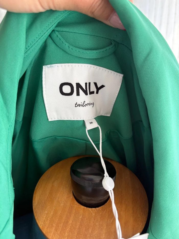 Veste blazer Only - vert - neuf avec étiquette - taille 38/M - photo numéro 6