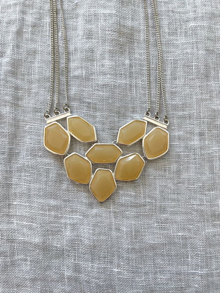 Collier beige et argenté H&M - photo numéro 2