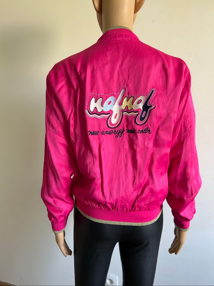 Veste satinée réversible Naf Naf taille 36 jamais portée - photo numéro 6