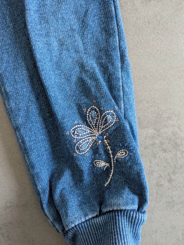 Jeans bleu bébé fille orchestra 3 ans - photo numéro 3