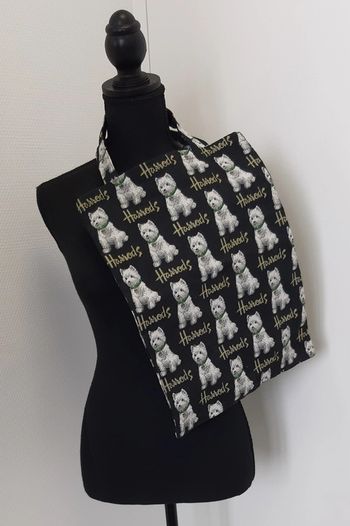 Joli sac cabas fourre tout en toile Harrods