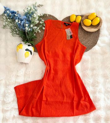 Robe longue Etam orange taille M