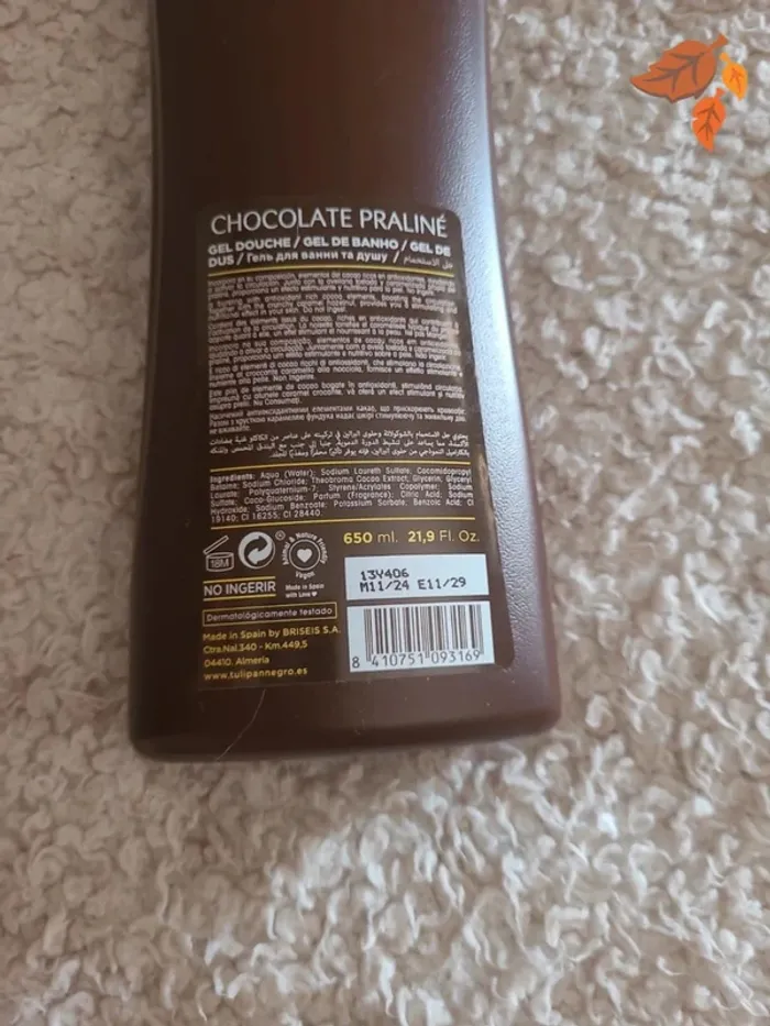 Gel douche tulipan negro 650 ml - photo numéro 3