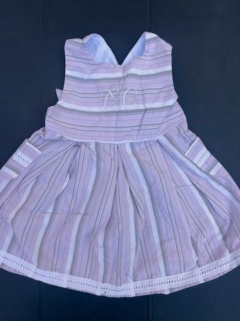 Robe, tartine et chocolat, taille six mois