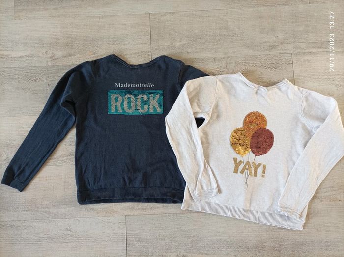 2 pulls mi saison fille 8 ans - photo numéro 2