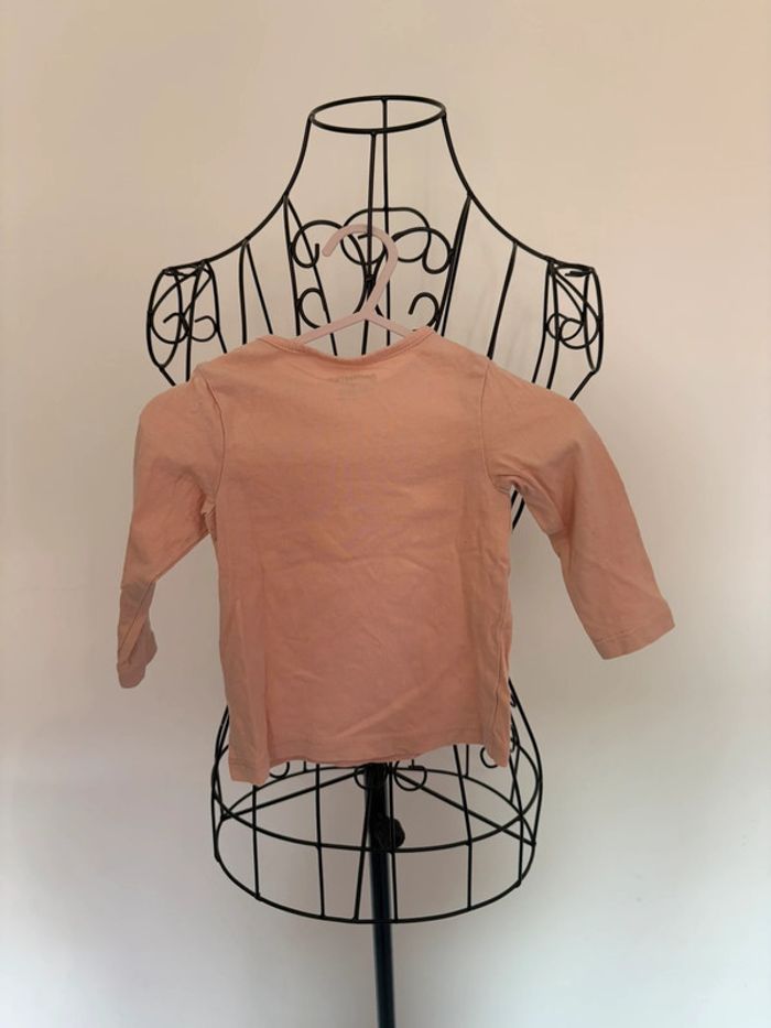 T-shirt rose “bébé plein d’espoir” - Orchestra - 9 mois - photo numéro 3