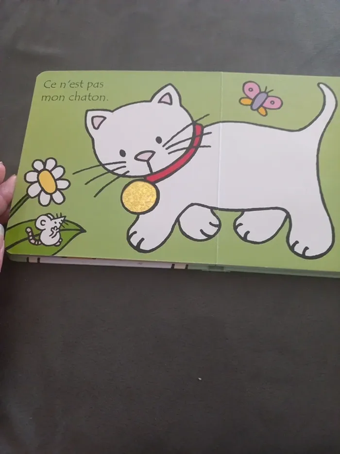 Livre cartonné ou est mon chaton bebe - photo numéro 4