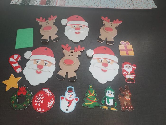 Lot scrapbooking décoration Noël - photo numéro 2