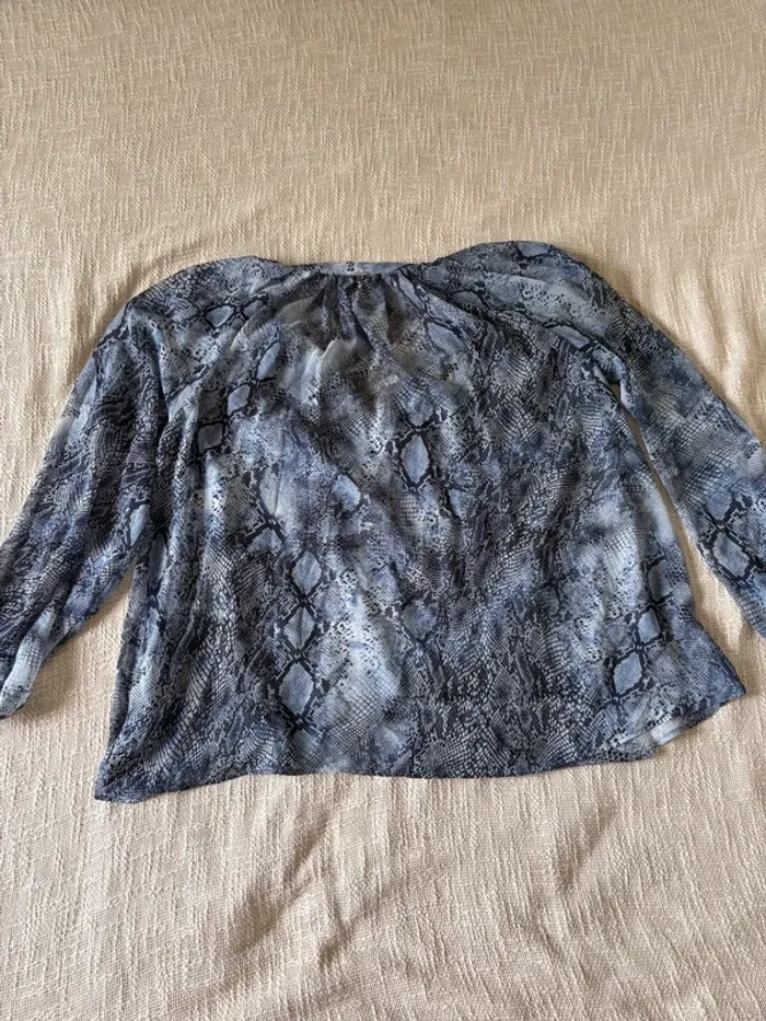 Blouse, IKKS, taille 36 bleu - photo numéro 2