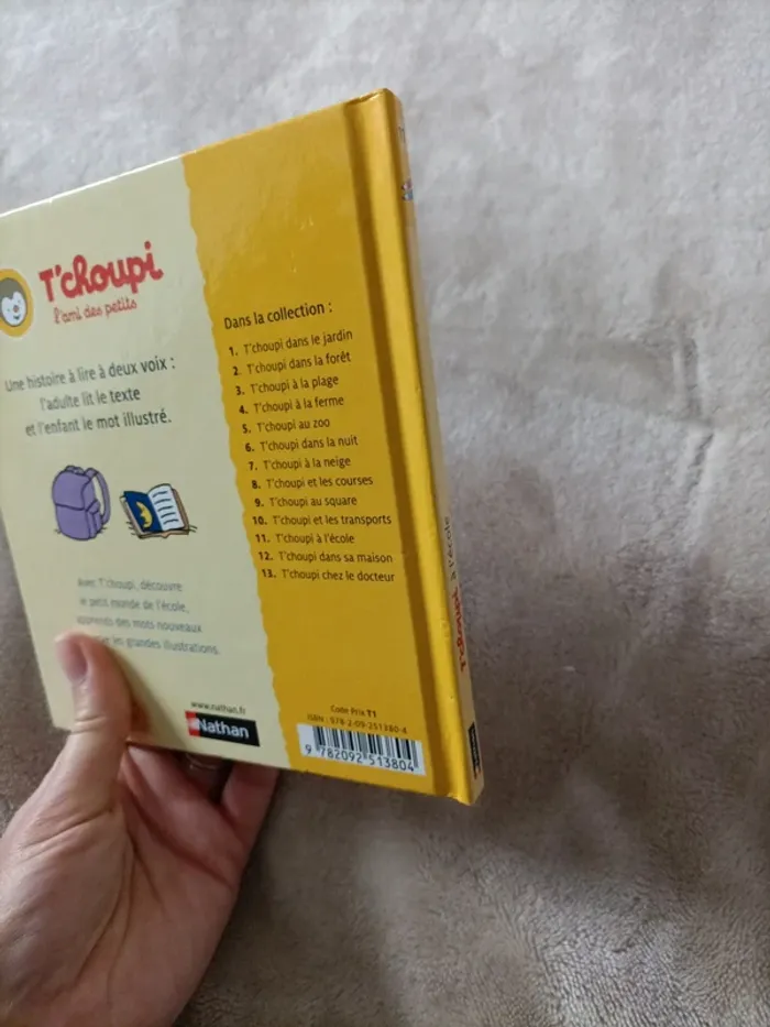 Livre T'choupi à l'école - histoire à deux voix - photo numéro 3