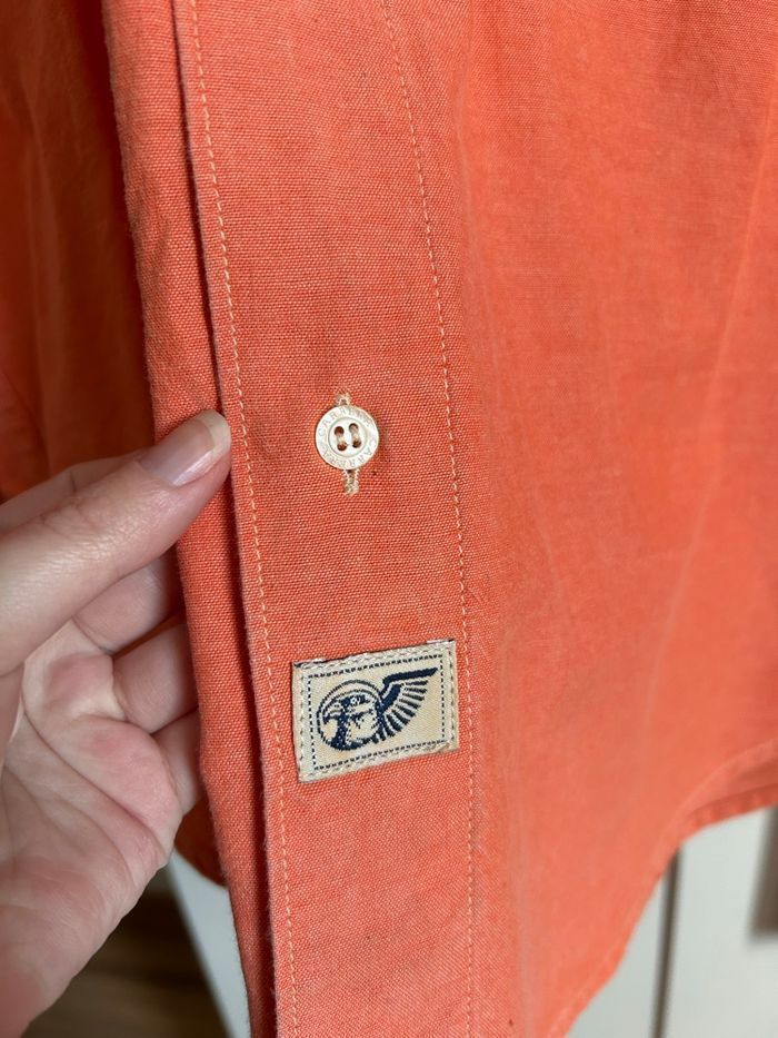 Chemise corail unie Homme Carrera Blue Age Tailles M-L - photo numéro 3