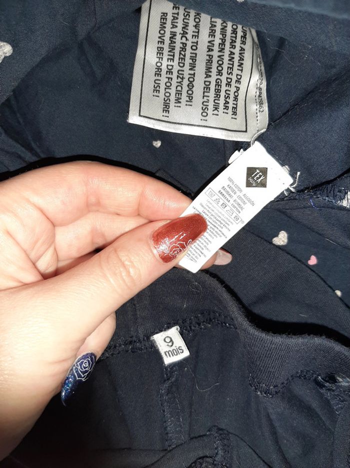 Robe été bleue marine - 9 mois - photo numéro 4