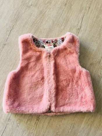 Gilet moumoute automne hiver bébé fille Du pareil au même