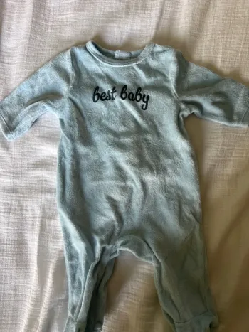 Pyjama bleu taille 1 mois