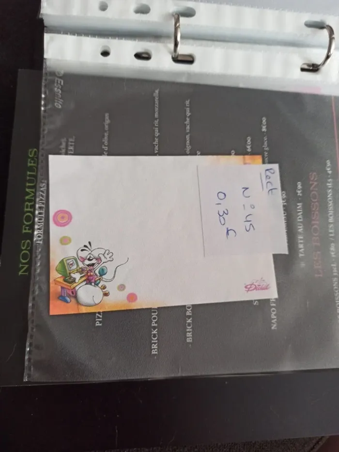 Feuille Diddl rectangulaire 45 0,30€