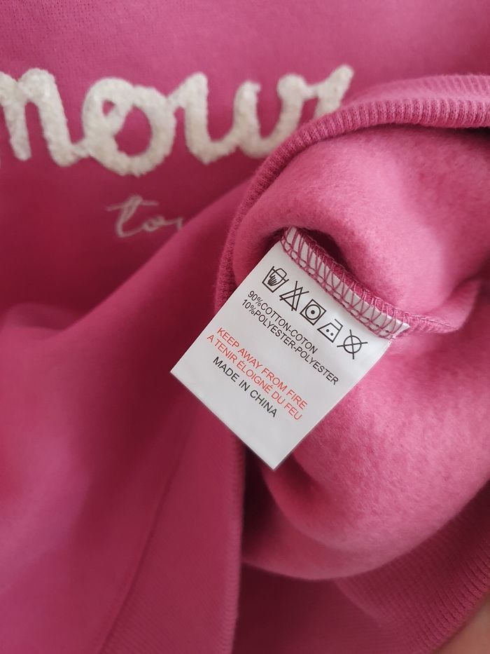 Sweat " Amour toujours " 10 ans - photo numéro 3