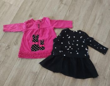 Deux robes taille 6 mois
