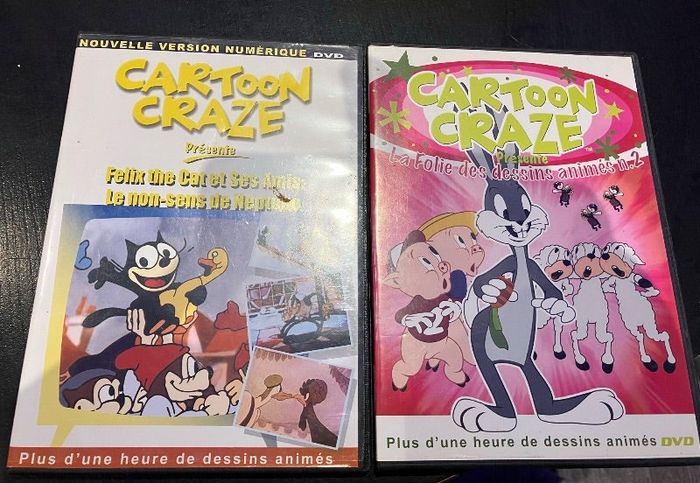 Lot 2 dvd cartoon