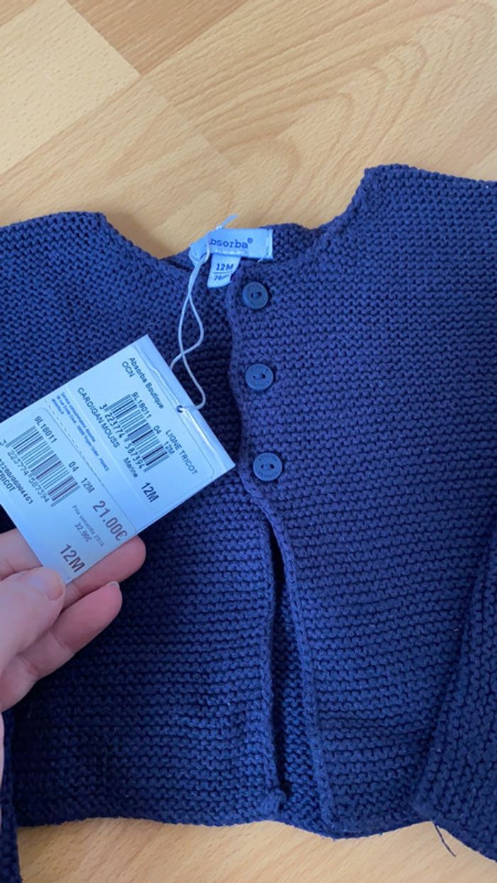 Gilet point mousse absorba - photo numéro 4