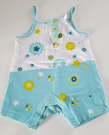 Combishort bretelles fines 6 mois