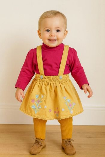 Ensembles t-shirt et salopette jupe