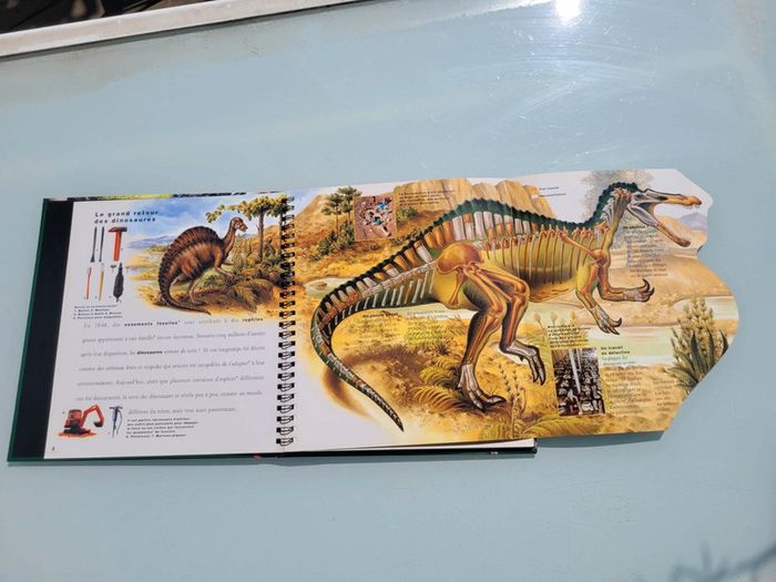 Livre animé de flaps Mi-oiseaux, mi-dragons, les dinosaures, Gallimard Jeunesse (47) - photo numéro 5