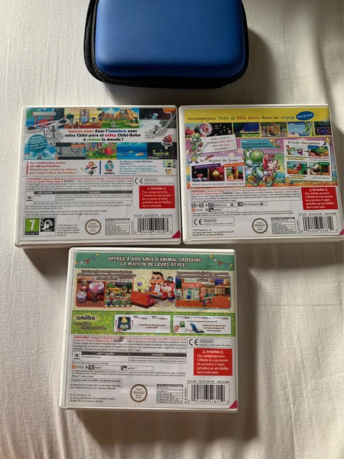Lot de 3 jeux nintendo 3DS avec pochette de DS - photo numéro 6