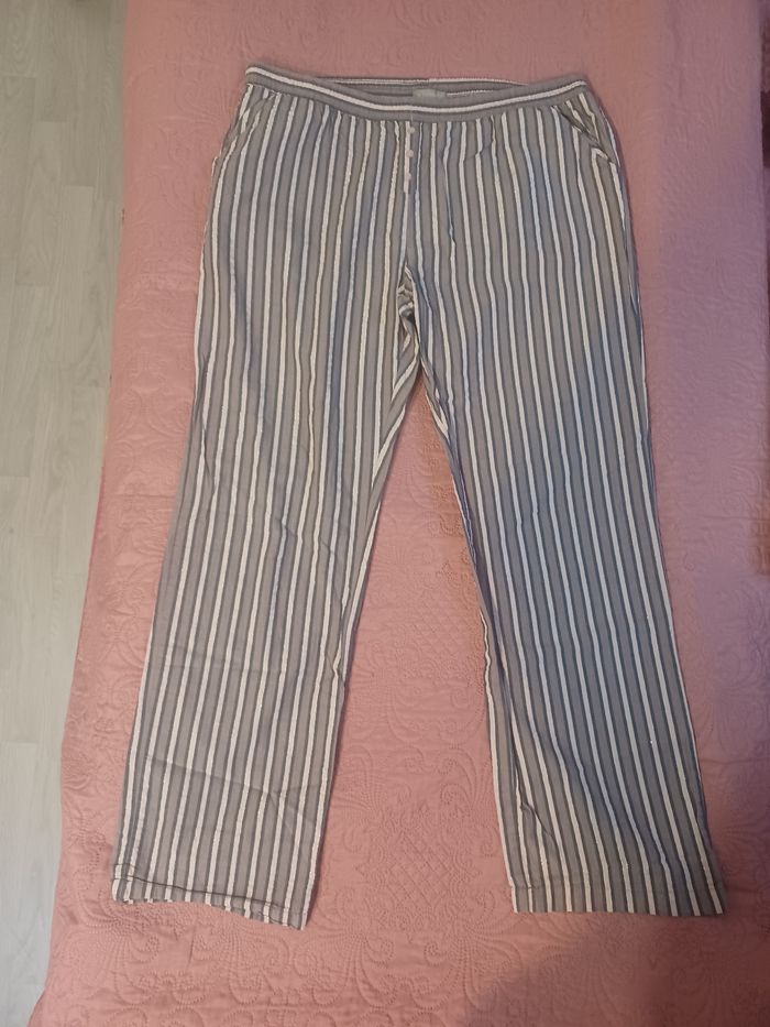 Bas de pyjama rayures femme taille 42/44 in extenso - photo numéro 10